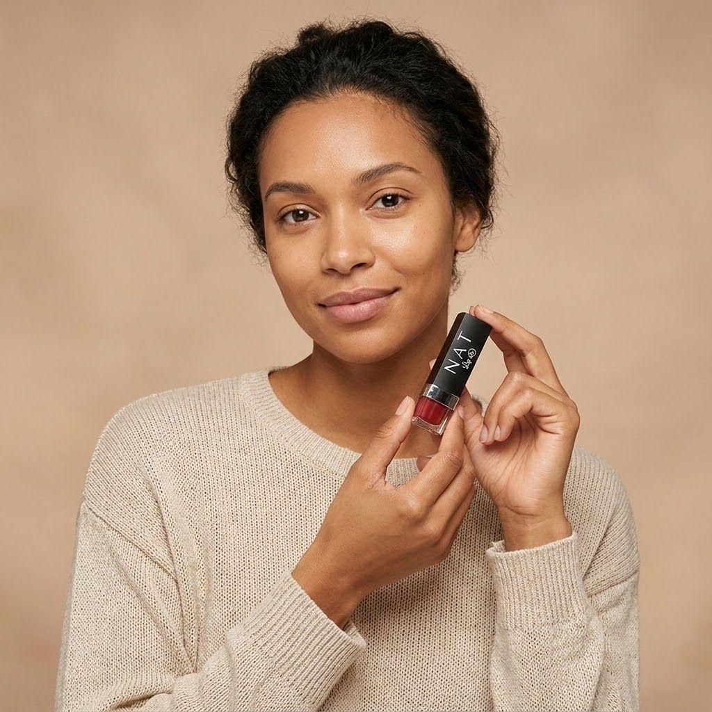 Labial Larga Duración Nat Tono Red Cream 3 g-3