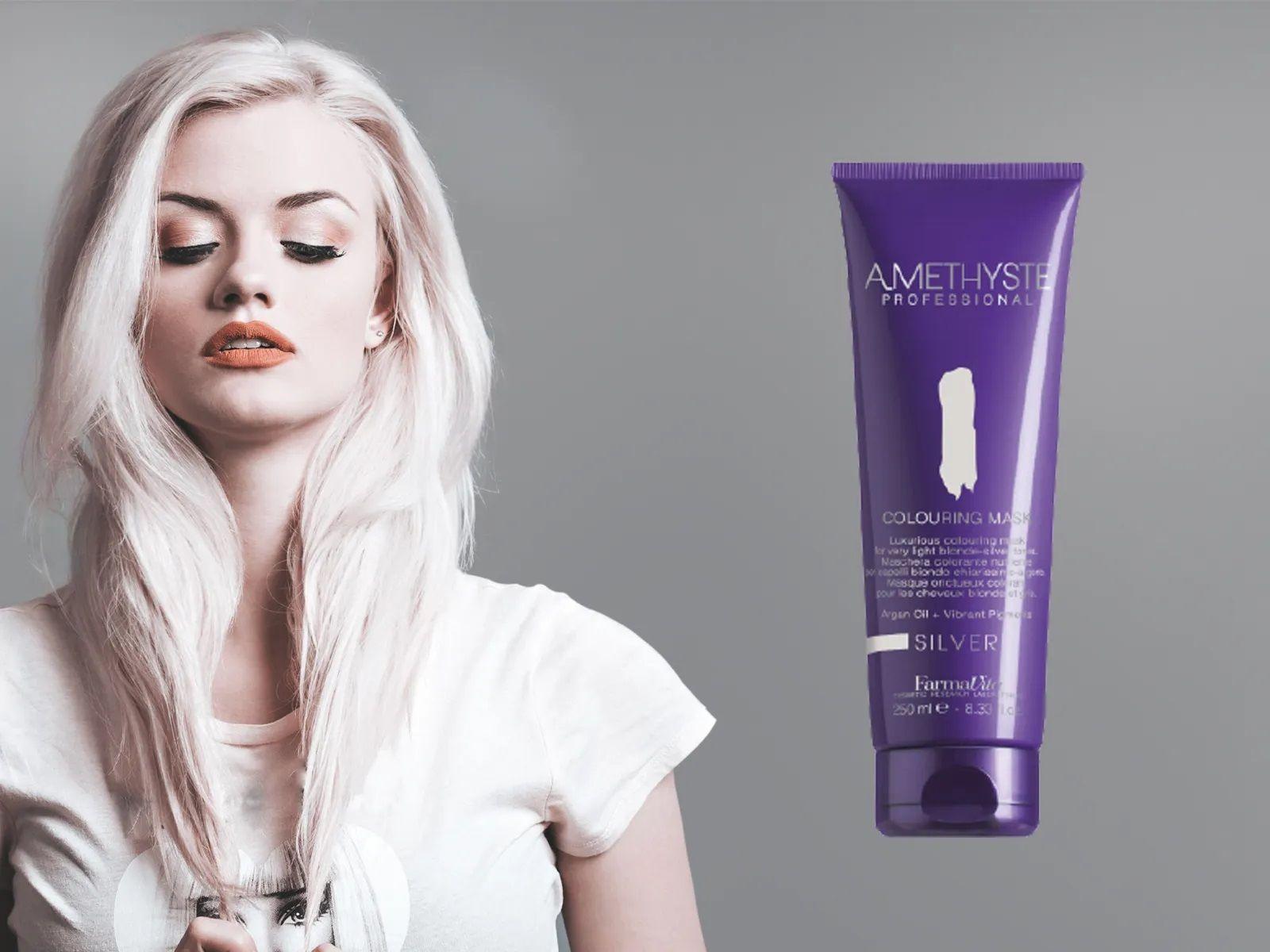 Farmavita Máscara Amethyste Colouring Silver 250ml-3