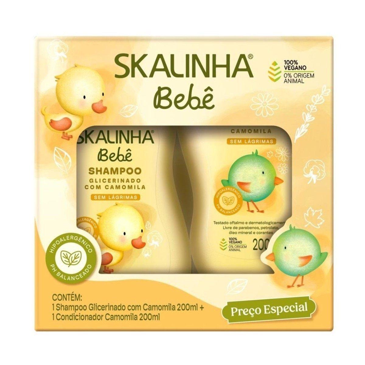 KIT SHAMPOO / ACOND SKALINHA BEBÉ MANZANILLA-0