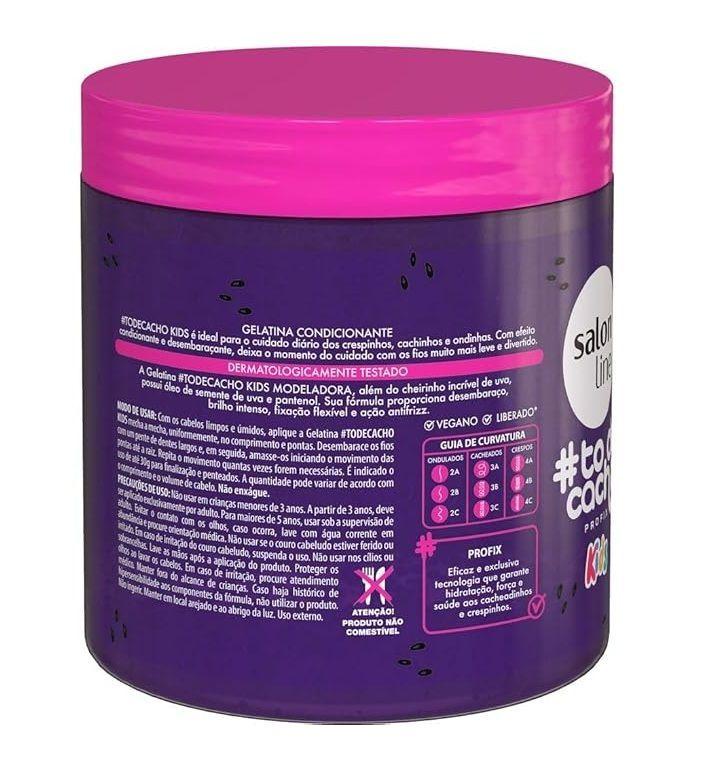 TODECACHO GELATINA MODELADORA KIDS DE UVA 550GR SALON LINE-3