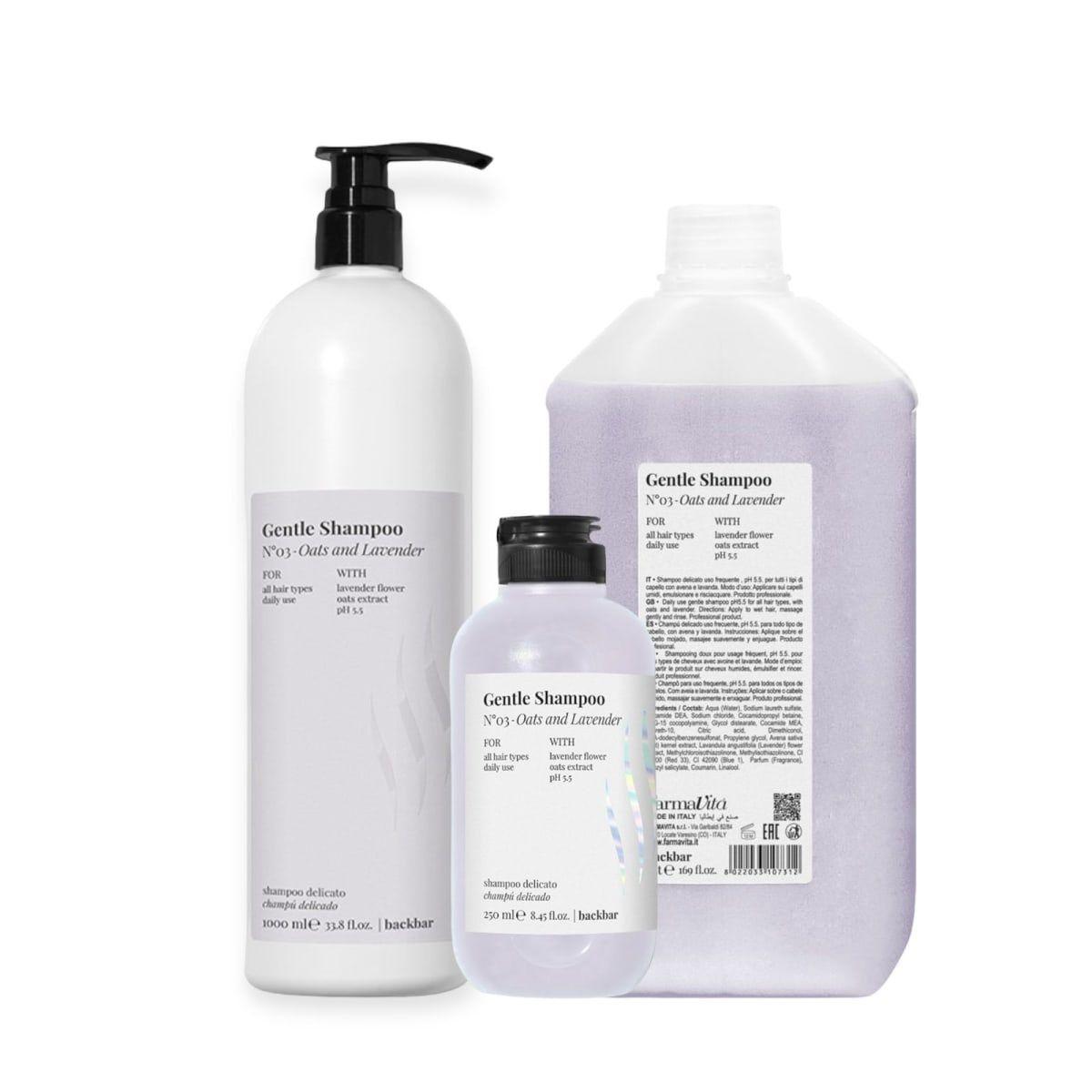 Farmavita Gentle Shampoo Nro 03 Oats And Lavender 5000 Ml-2