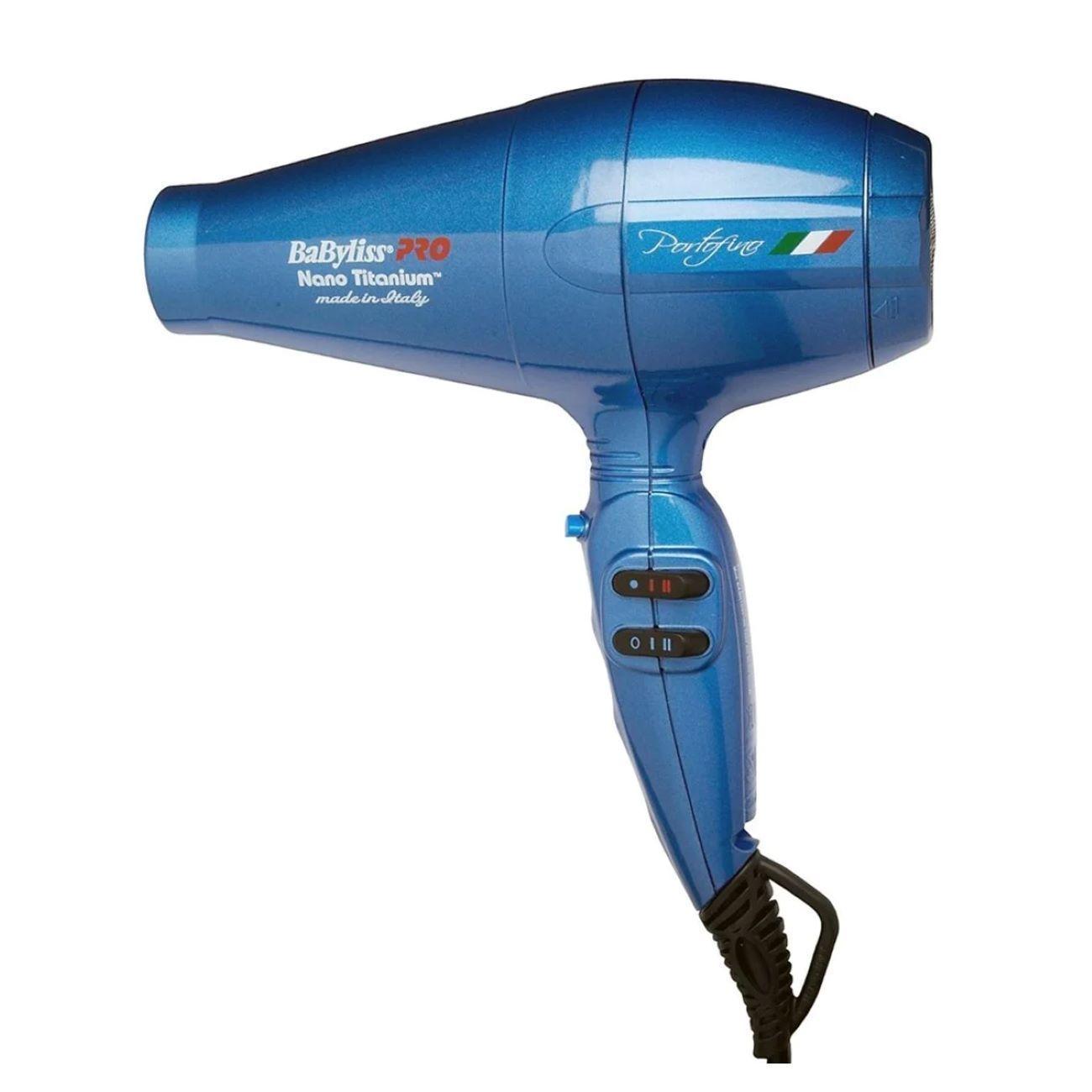 Secador De Pelo Babylisspro Nano Titanium Portofino 6600 Azul-6