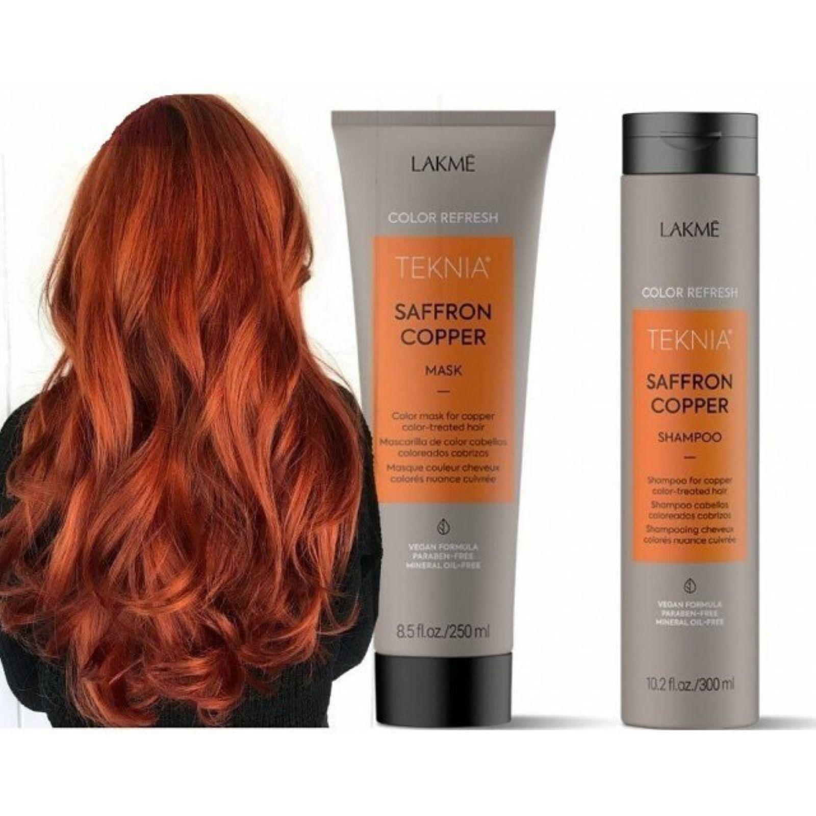 Shampoo Lakme Teknia Color Refresh Saffron Copper 300ml-3