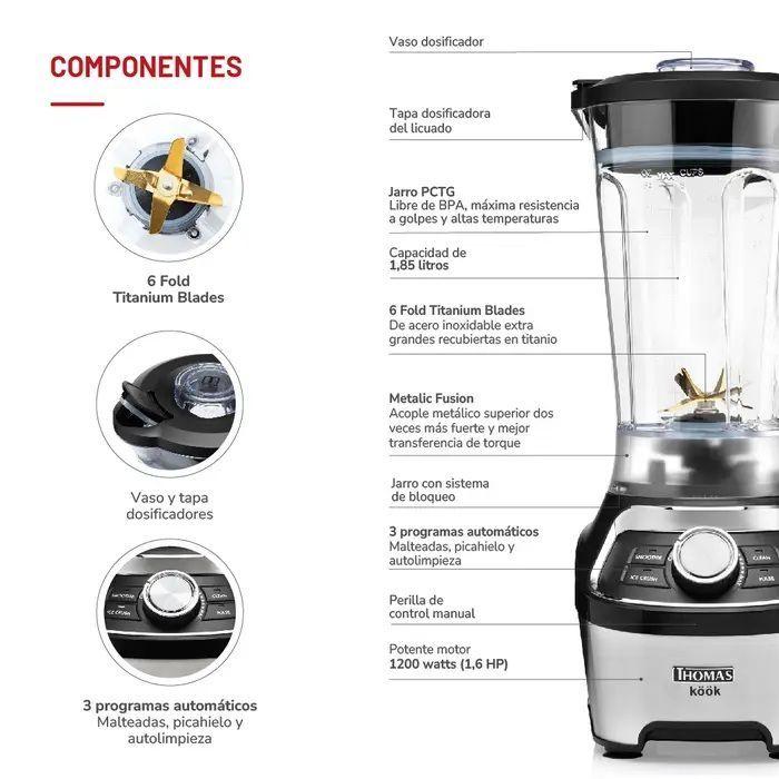 Licuadora Thomas TH-790D Köök Pro – 1200W-5