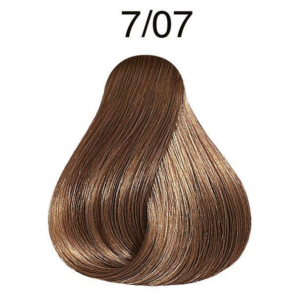Tinte para Cabello Wella Color Perfect 7/07 Rubio Mediano Natural Marron 60ml-2