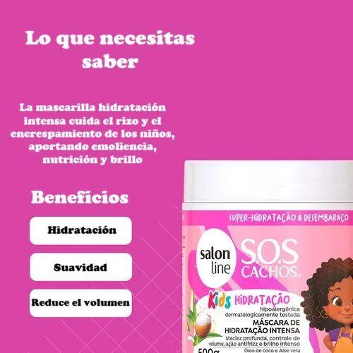 SOS CACHOS MASCARA KIDS 500 G SALON LINE-2