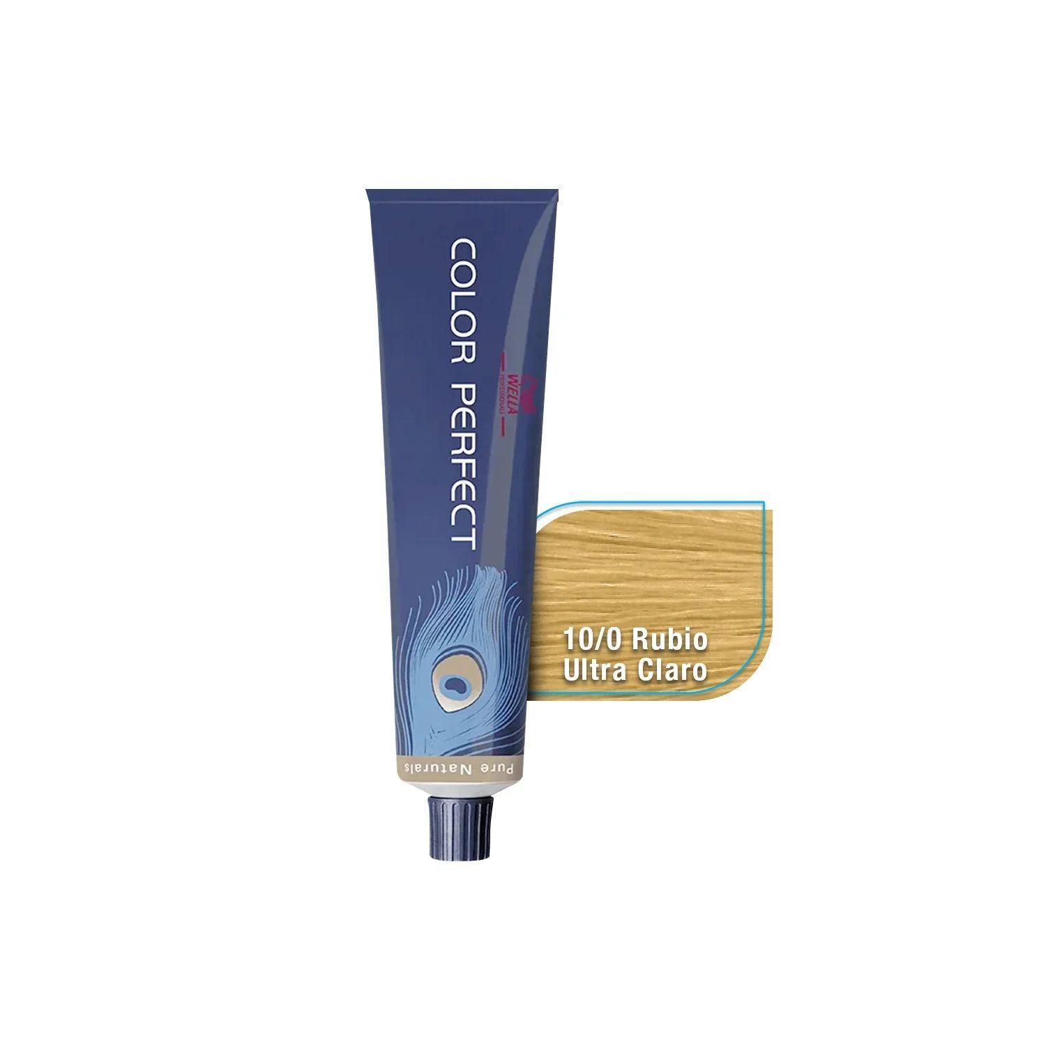 Tinte para Cabello Wella Color Perfect 10/0 Rubio Ultra Claro 60ml-2