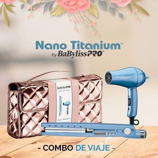 Kit Travel Plancha 32mm Y Secadora mini Babylisspro 2UN-4