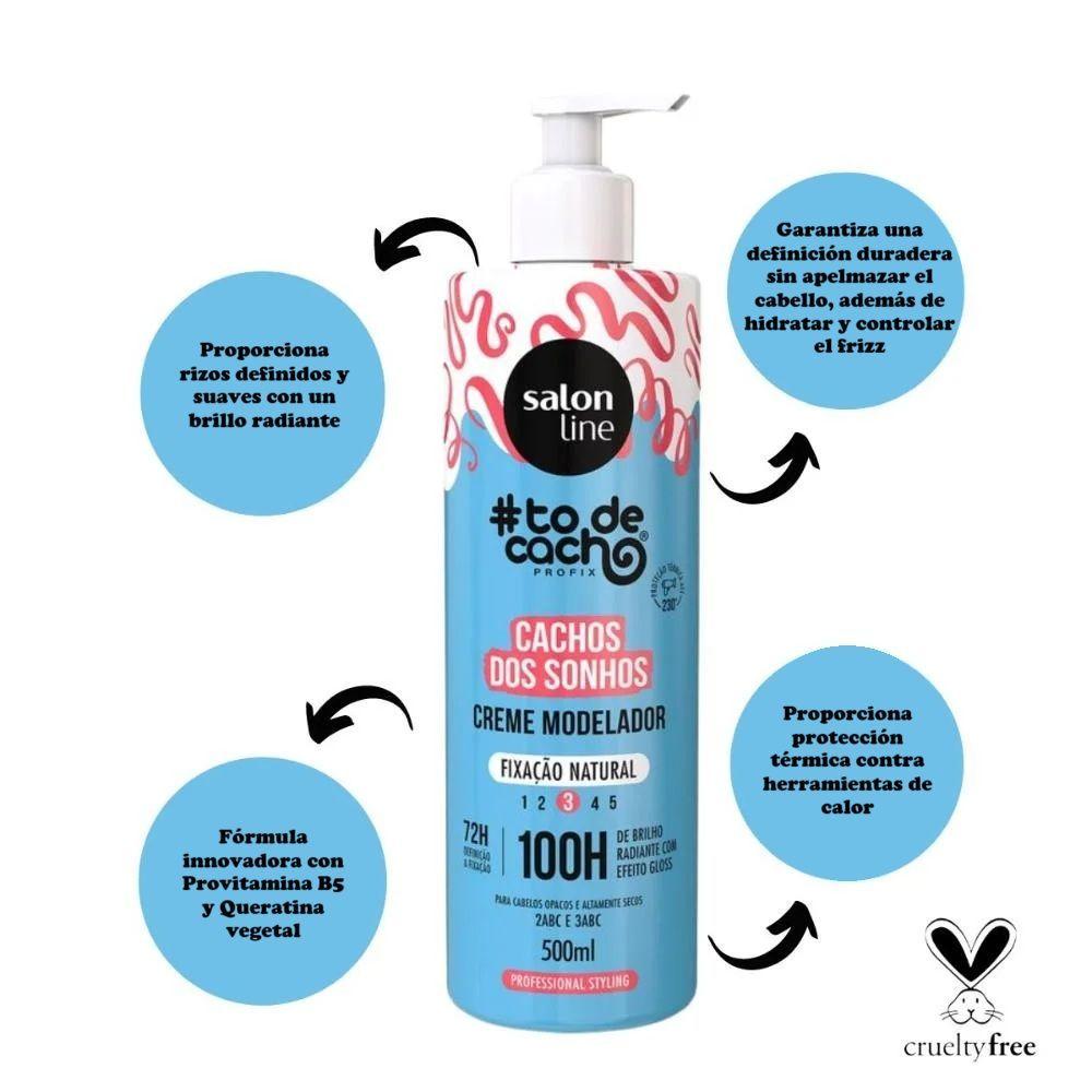CREMA MODELADORA CACHOS DOS SONHOS FIX NATURAL 500 ML SALON LINE-2