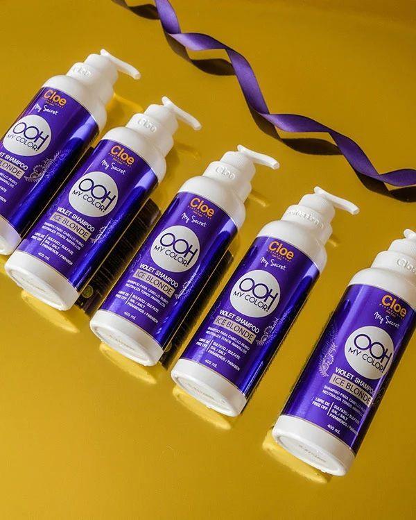 Shampoo Ooh My Color Violet Ice Blonde Cloe 400ML-2