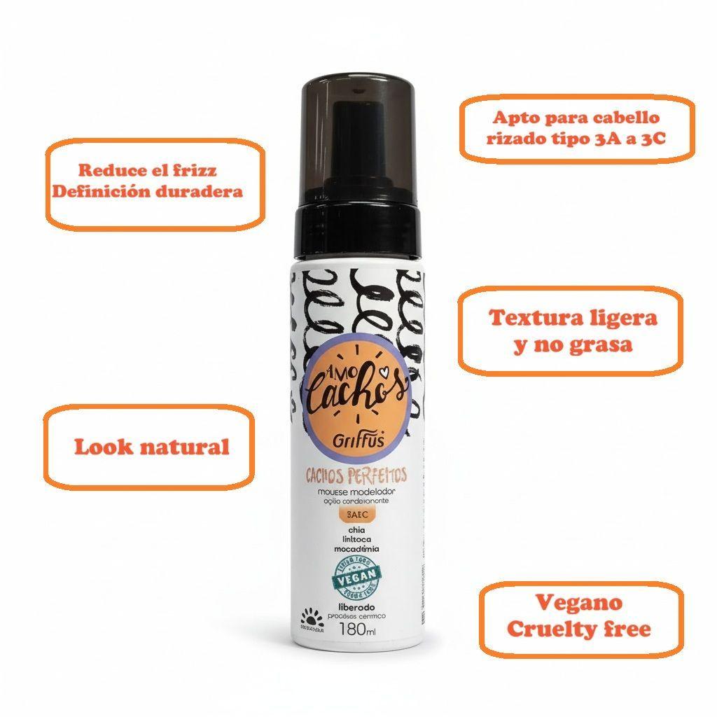 MOUSSE MODELADOR DE RIZOS PERFECTOS 180ML GRIFFUS-2