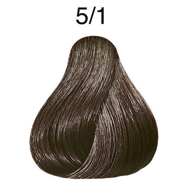 Tinte para cabello Wella Color Touch 5/1 Castaño Claro Ceniza 60ml-4