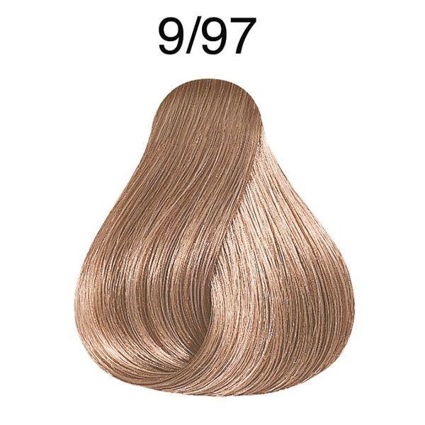 Tinte para cabello Wella Color Touch 9/97 Rubio Muy Claro Cendre Marron 60ml-3