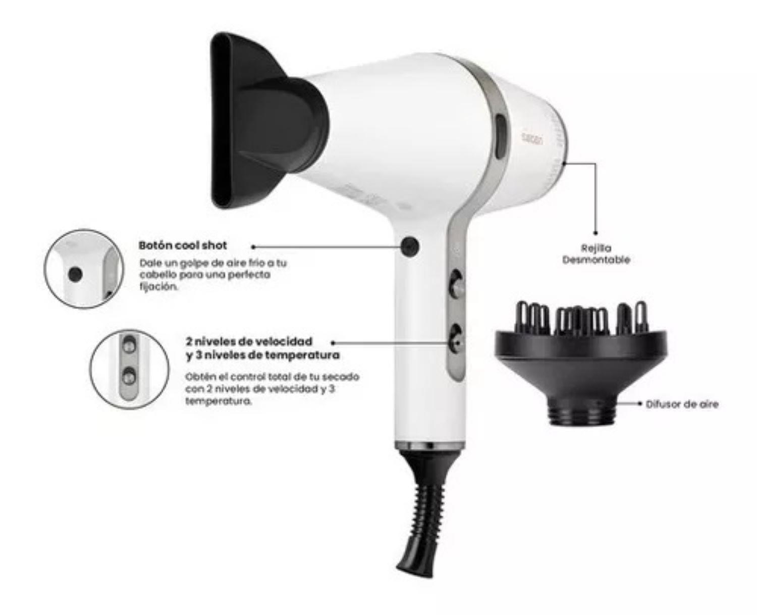 Secador de Pelo Siegen Generador de Iones SG3039 2200Watts-6