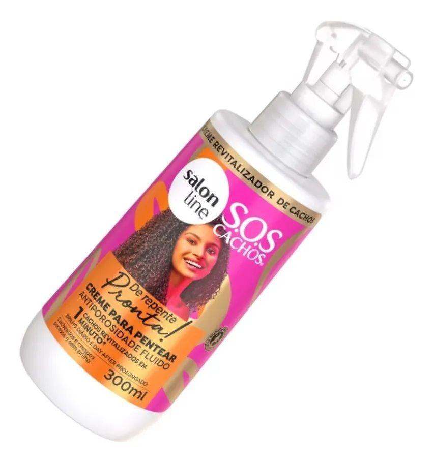 CREMA DE PEINAR SOS ANTIPOROSIDADE PRONTA DE 300ML SALONLINE-2