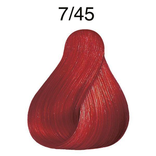 Tinte para Cabello Wella Color Perfect 7/45 Rubio Mediano Rojo Caoba 60ml-3