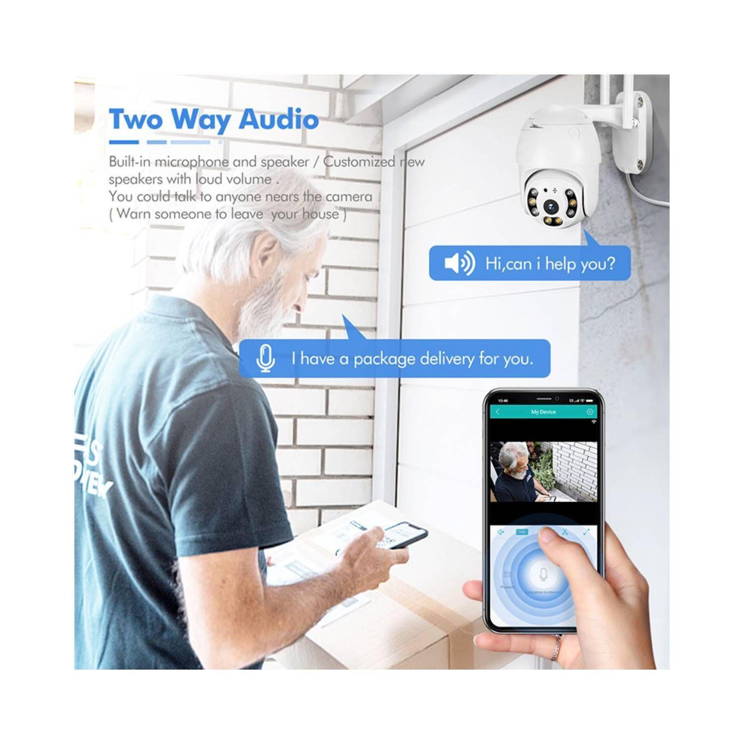 Camara IP para exterior impermeable wifi Full HD-2