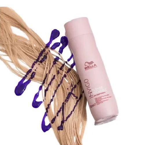 Shampoo Blonde Recharge Wella 250ml Cabellos Rubios-5