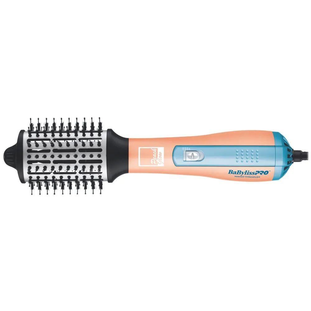 Cepillo secador Nano Titanium 64mm BabylissPro Peach Rosa-1