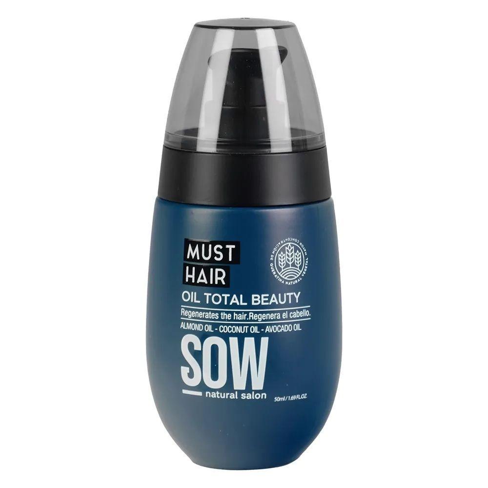 Sow Aceite Capilar Reparador Con Protección Térmica Total Beauty 50ml-3