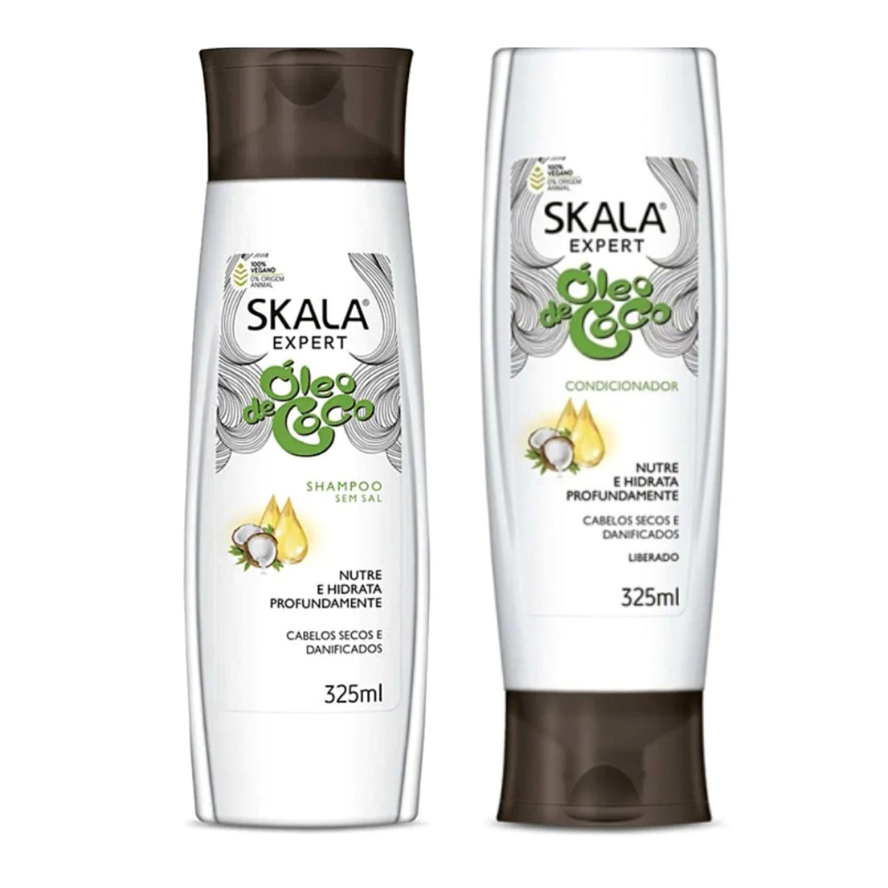 KIT SHAMPOO Y ACOND ACEITE DE COCO SKALA EXPERT 650ML-1