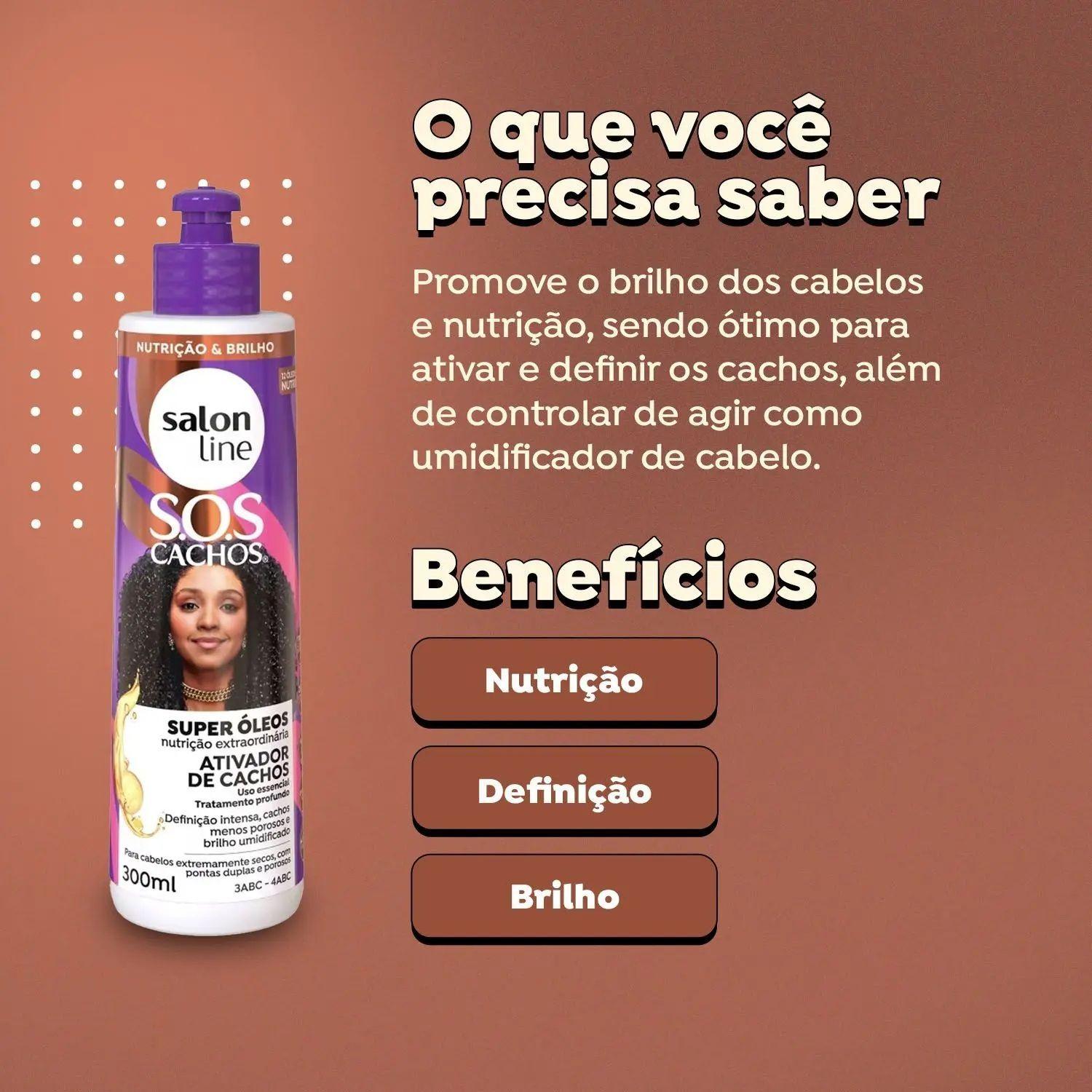 SOS ACTIVADOR SUPER OLEOS NUTRITIVO 300ML SALON LINE-3