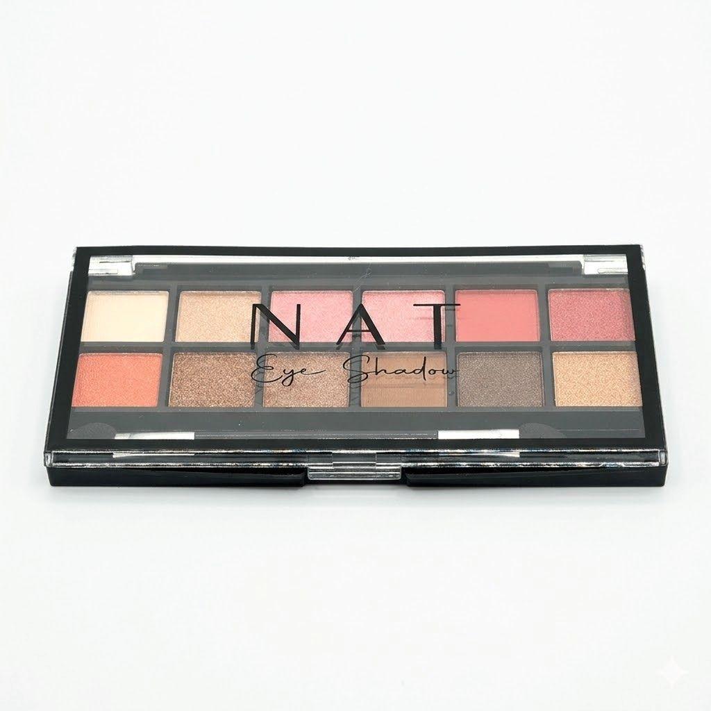 Paleta de Sombras Nat Peach 12 Tonos 12 g-1