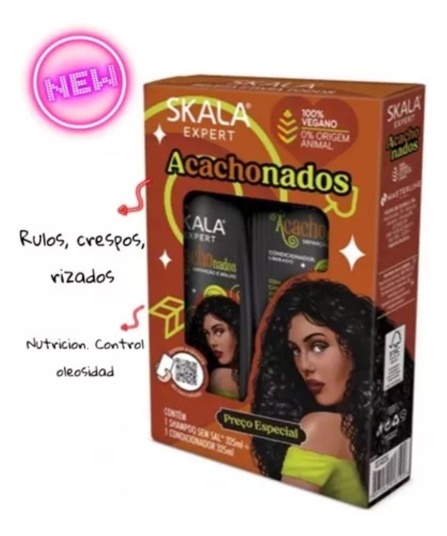 KIT SHAMPOO Y ACOND ACACHONADOS SKALA EXPERT 650ML-2