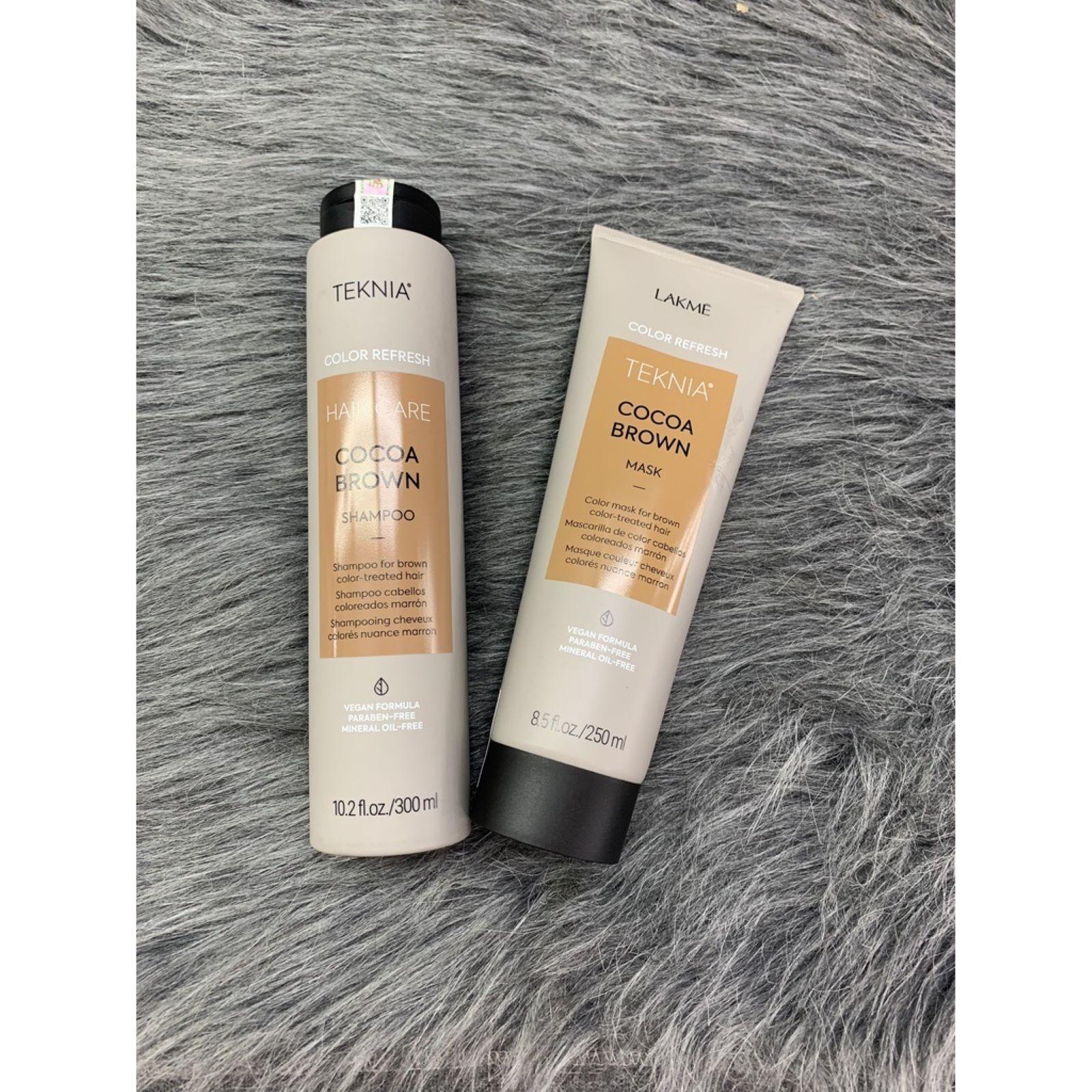 Shampoo Lakme Teknia Color Refresh Cocoa Brown 300ml-4