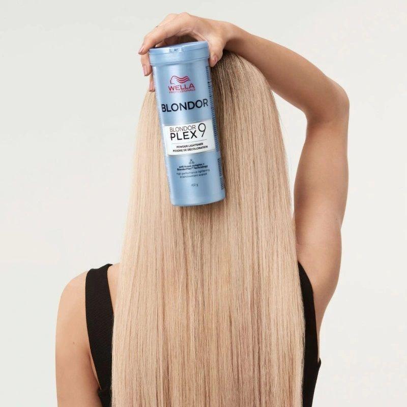 Decolorante Blondorplex Wella 400g Mayor Cuidado Para Cabello Tono 9-2