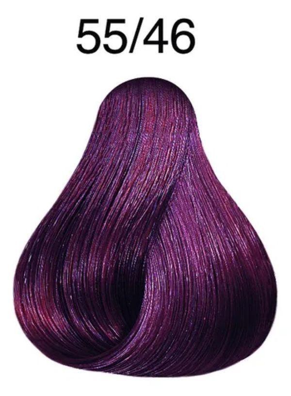 Tinte para Cabello Wella Color Perfect 55/46 Castaño Claro Intenso Rojo Violeta 60ml-3