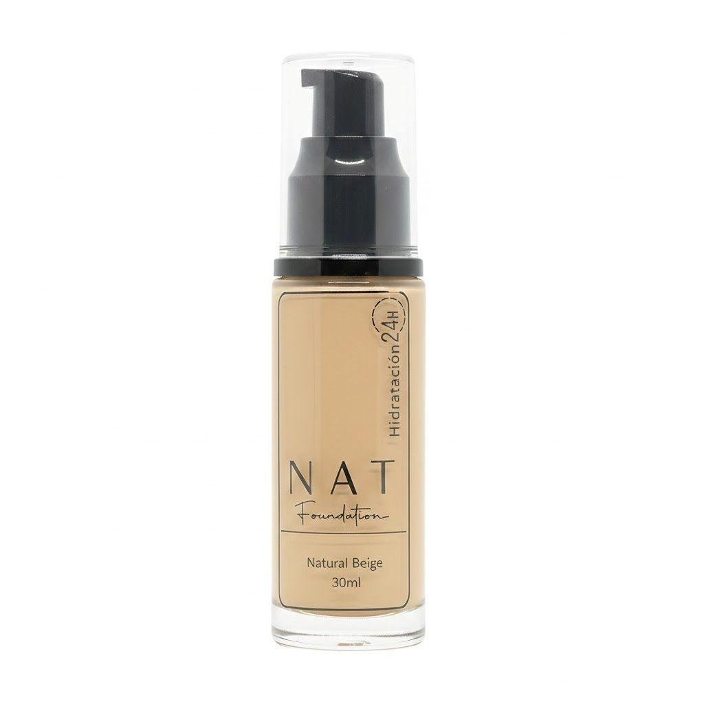 Base Líquida Nat Tono Warm Beige 30 ml – Acabado Natural-0