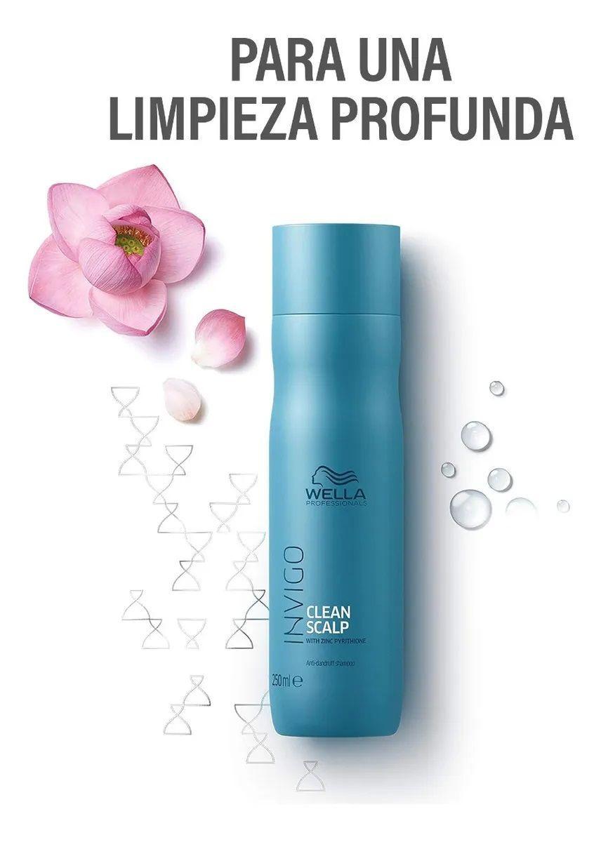 Shampoo Invigo Clean Scalp Wella 250ml Anticaspa-2