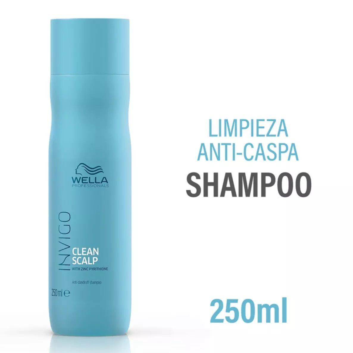 Shampoo Invigo Clean Scalp Wella 250ml Anticaspa-3