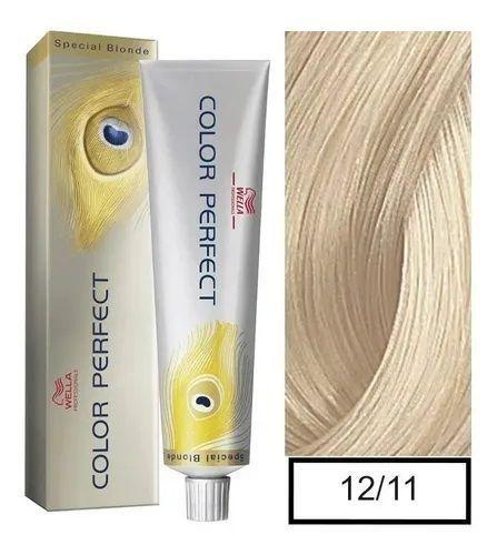 Tinte para Cabello Wella Color Perfect 12/11 Rubio Especial Ceniza Intenso 60ml +Oxidante-0