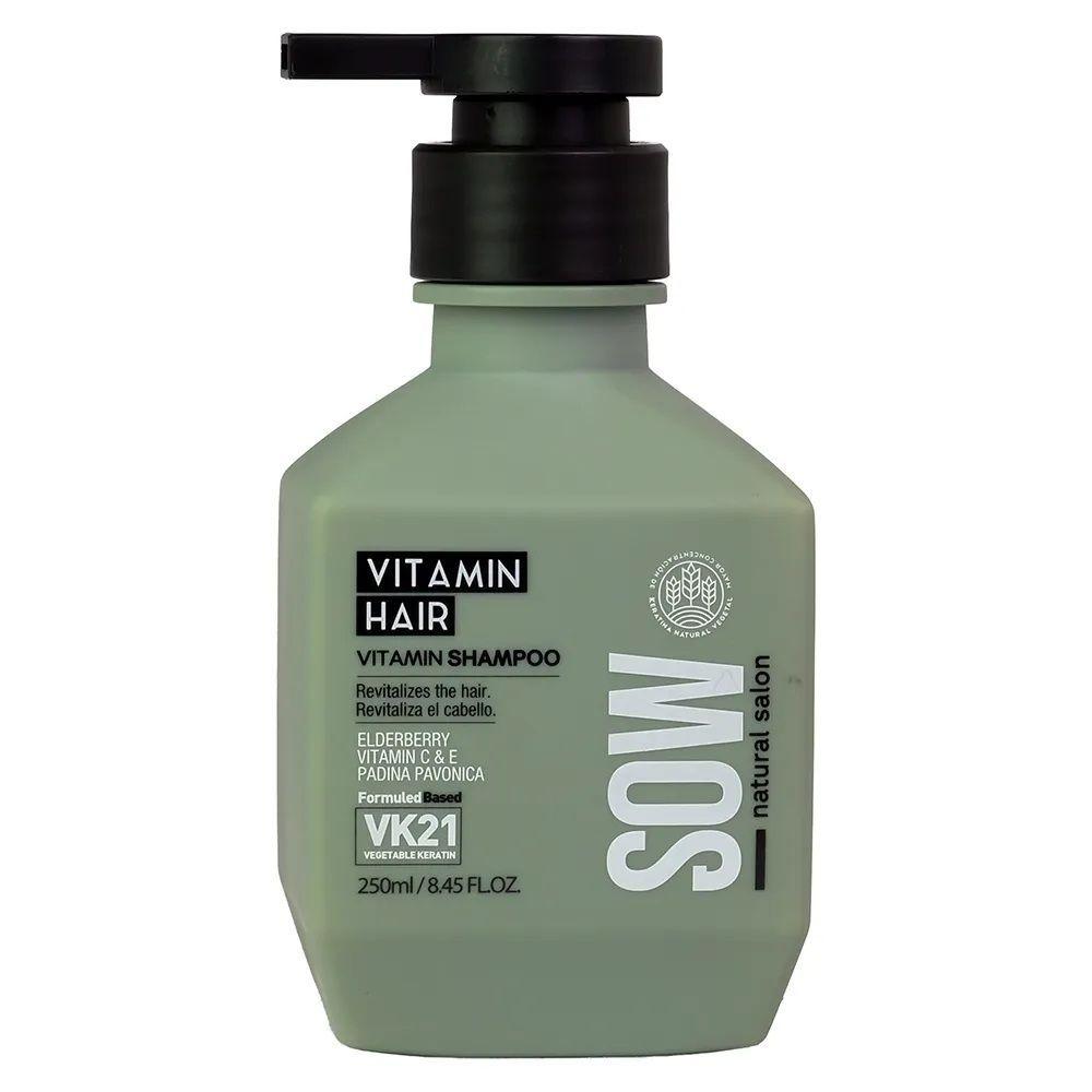 Sow Vitamin Hair Shampoo Vk21 Nutritivo Cabello Seco-dañado 250ml-0
