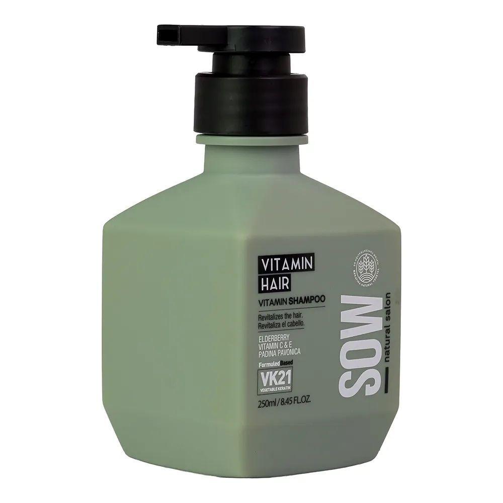 Sow Vitamin Hair Shampoo Vk21 Nutritivo Cabello Seco-dañado 250ml-3