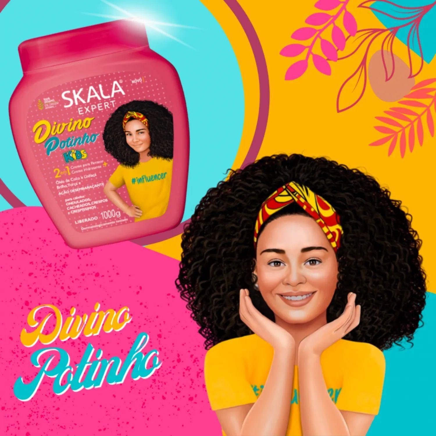 Mascara Divino Potinho Kids 2en1 1kg Skala Expert-4