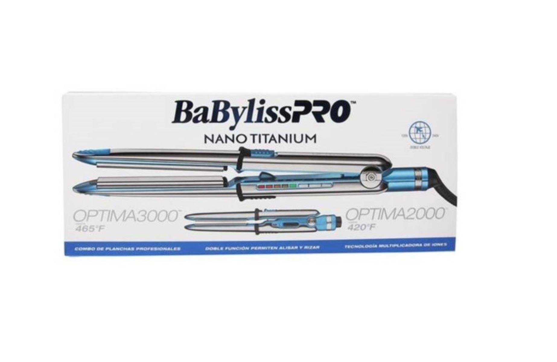 Kit Babyliss Plancha Optima 3000 + Plancha Mini Optima 2000-2