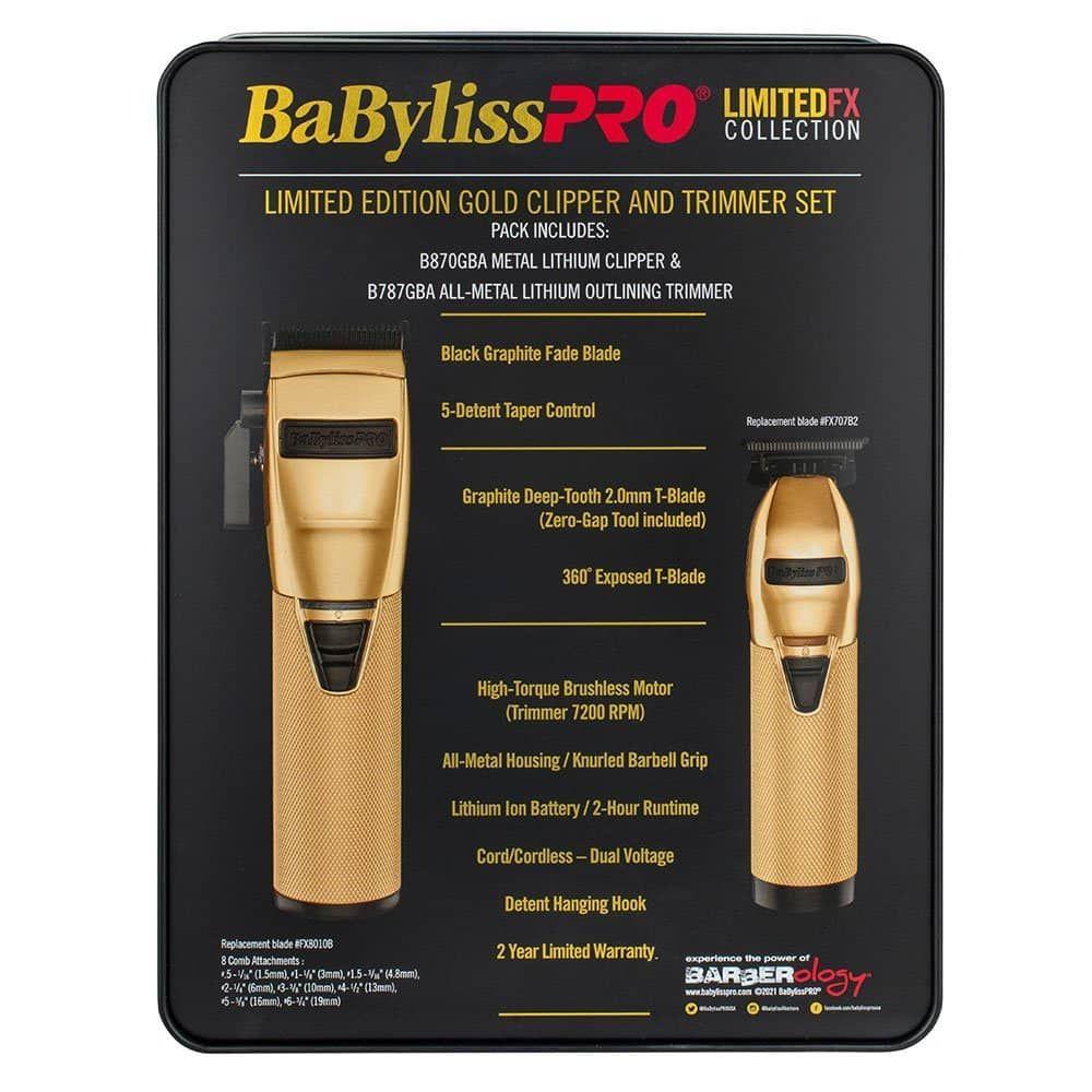 Kit Clipper y Trimmer Limited Collection FX Gold 2und-3