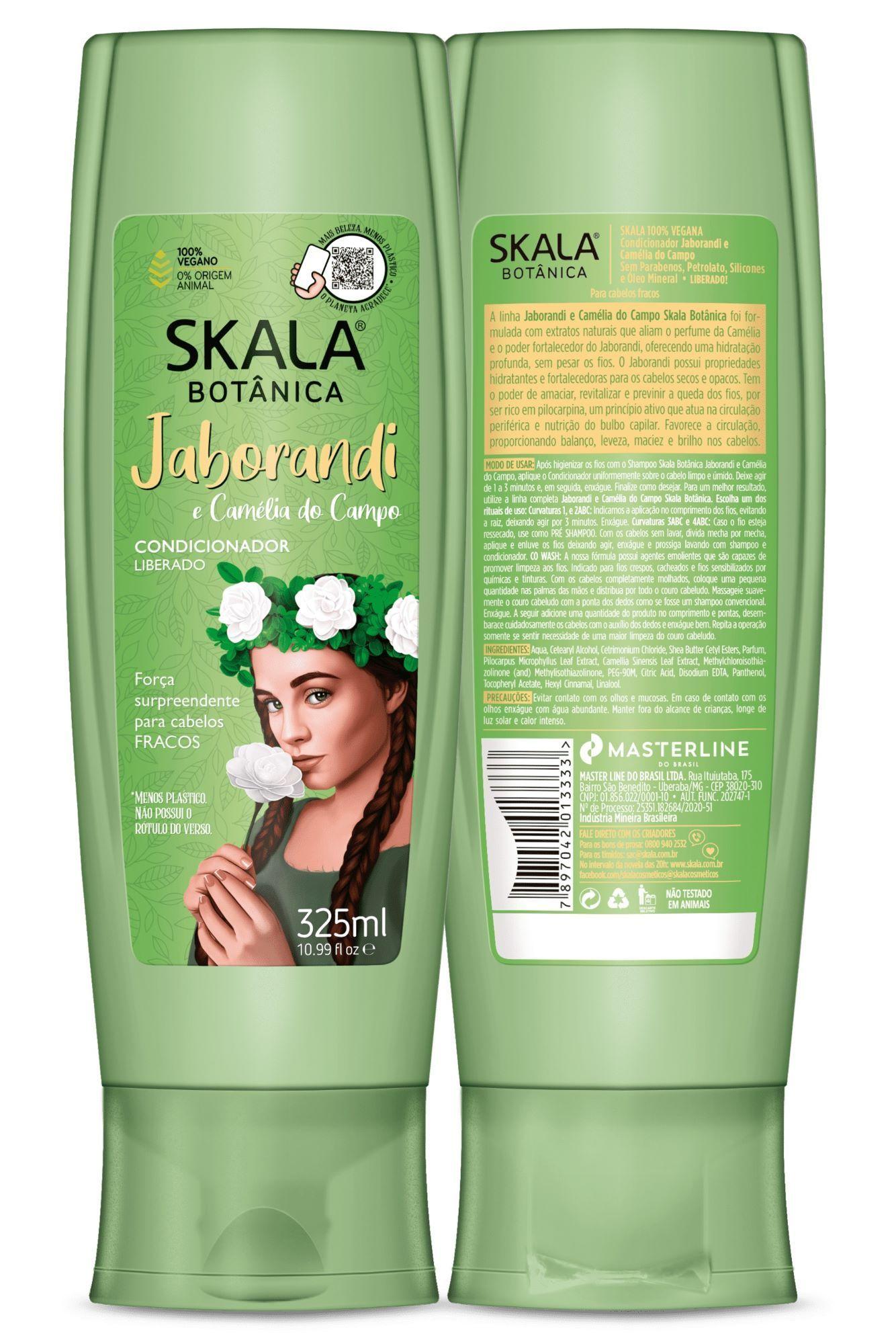 KIT SHAMPOO Y ACOND JABORANDI SKALA BOTÁNICA 650ML-2