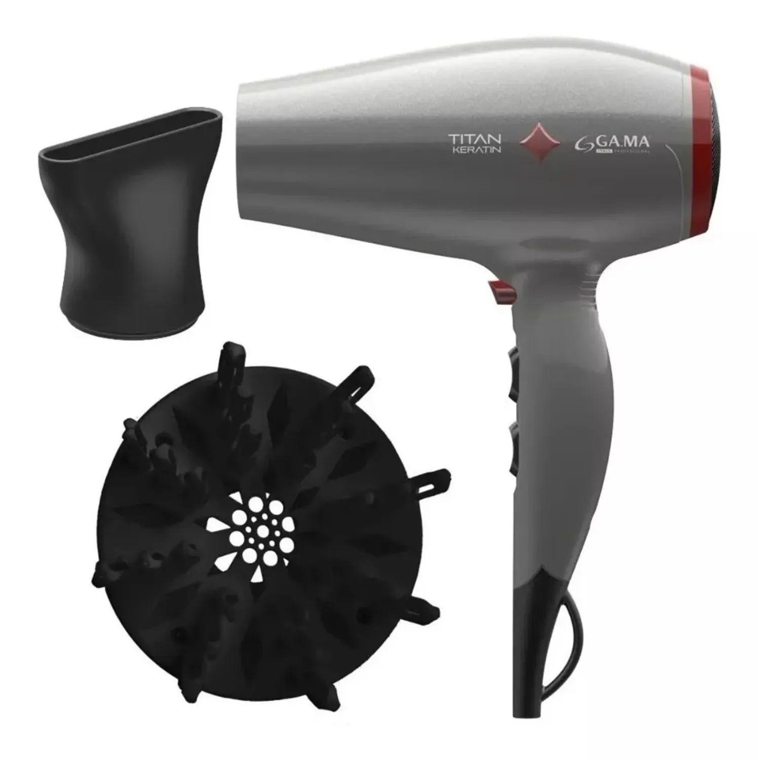 Secador Diamond Std Titan Keratin Chi  Gama 2300W-5