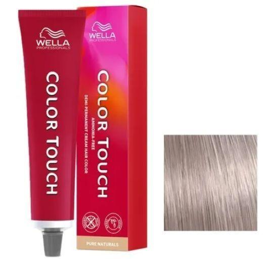Tinte para cabello Wella Color Touch 9/96 Rubio Extra Claro Cendre Violeta 60ml-2