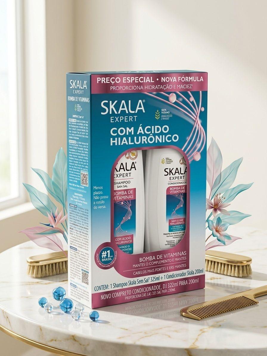 KIT SHAMPOO Y ACOND BOMBA DE VITAMINAS SKALA EXPERT -2
