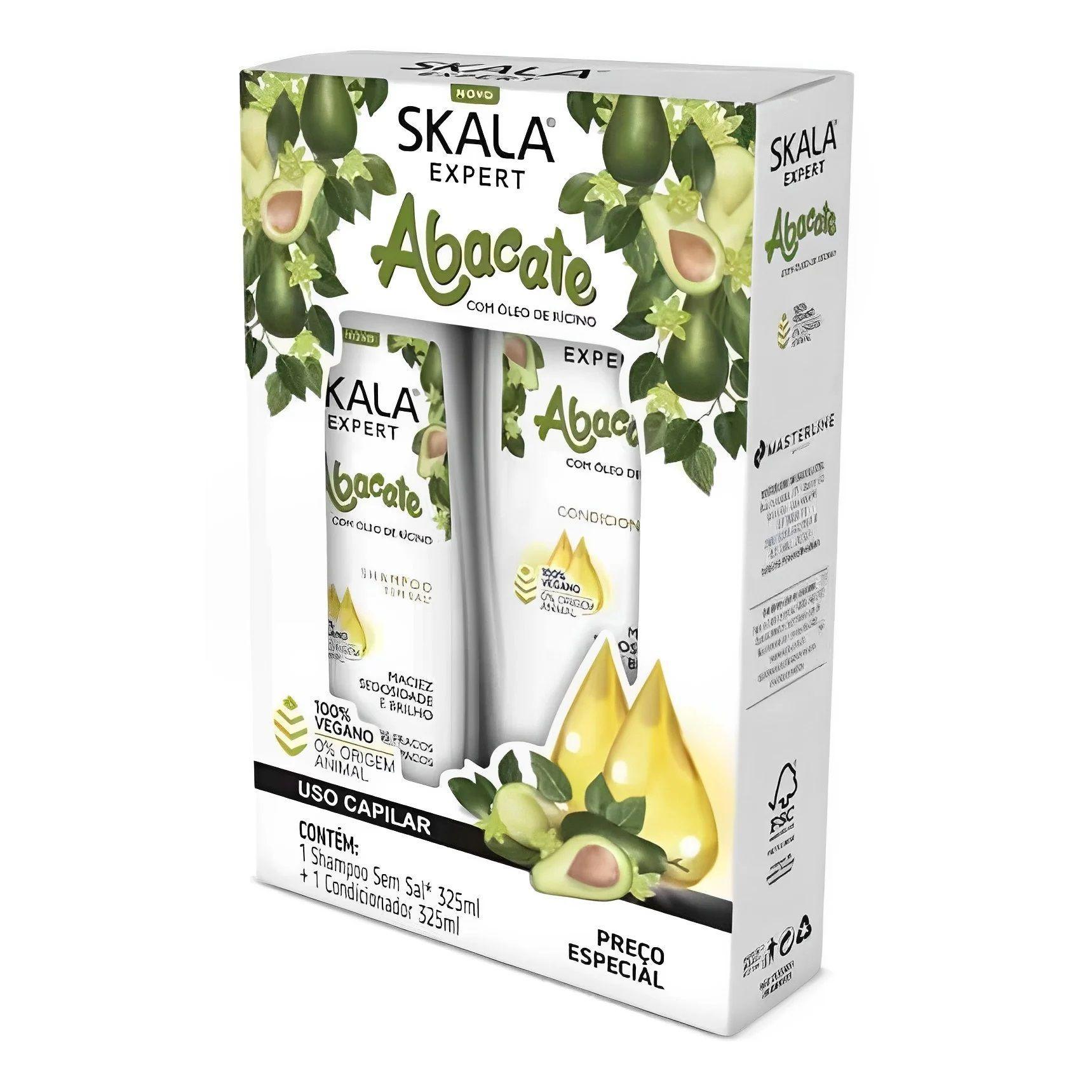 KIT SHAMPOO Y ACOND ABACATE SKALA EXPERT 650ML-0