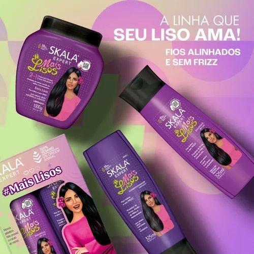 KIT SHAMPOO Y ACOND MAIS LISOS SKALA EXPERT 650ML-3