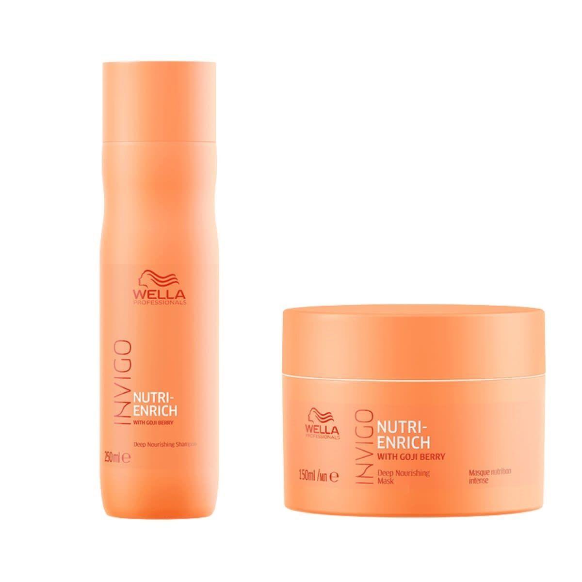 Shampoo Invigo Nutri Enrich Wella 250 Ml Reparación Profunda-2