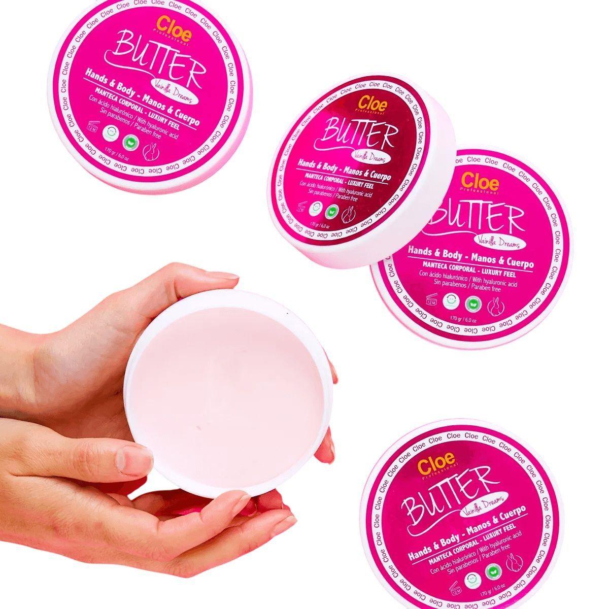 Crema Manos y cuerpo Butter Vainilla Dreams Cloe 170GR-2