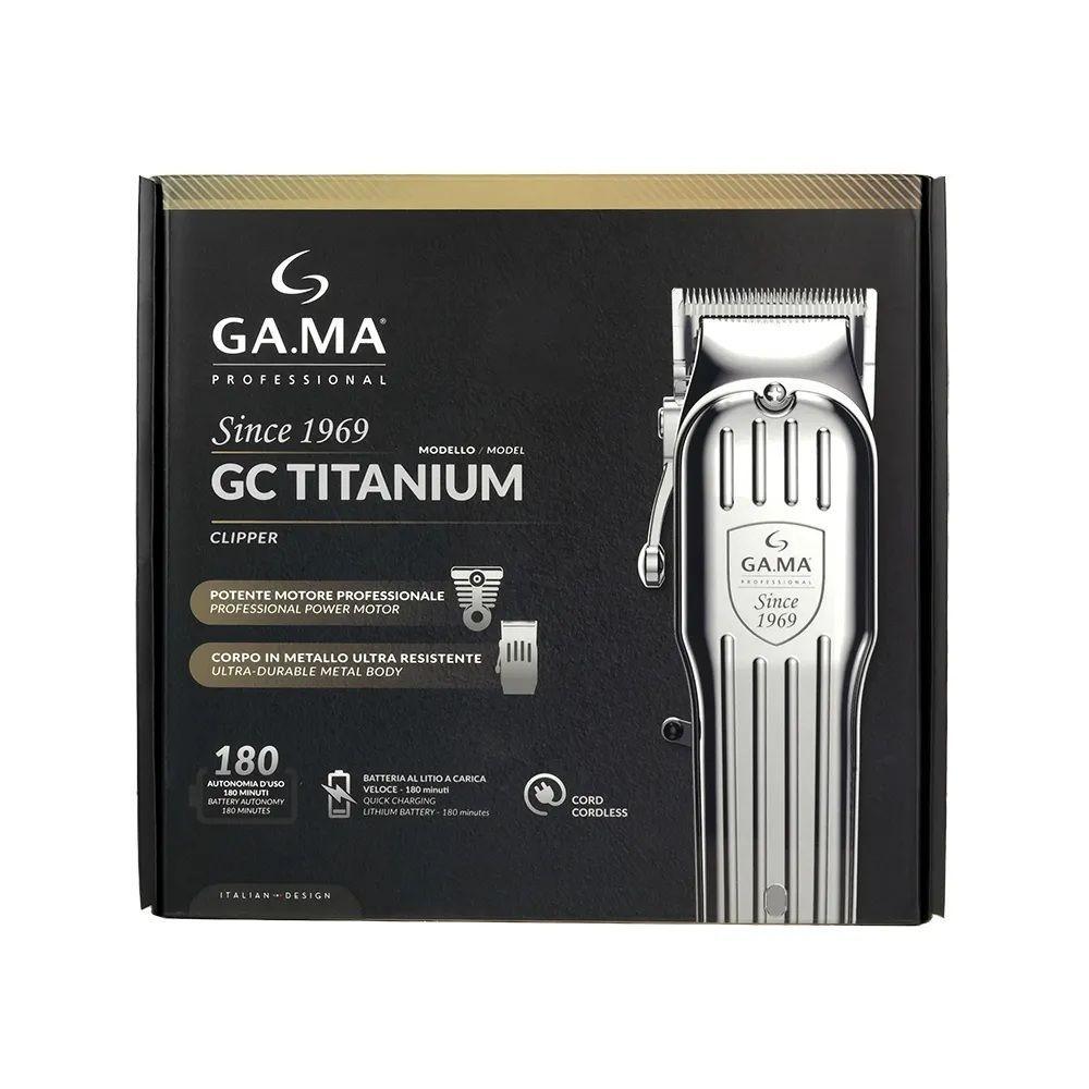 Cortadora De Pelo Clipper Titanium Gc Plateado  Gama de Acero Inoxidable-5