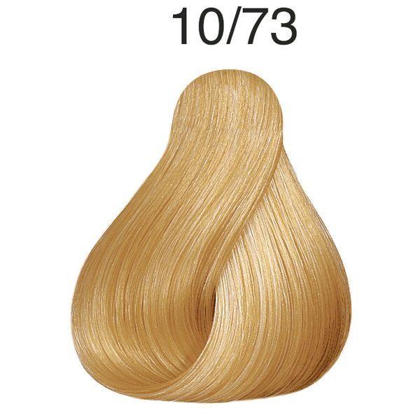 Tinte para cabello Wella Color Touch 10/73 Rubio Ultra Claro Marron Dorado 60ml-2